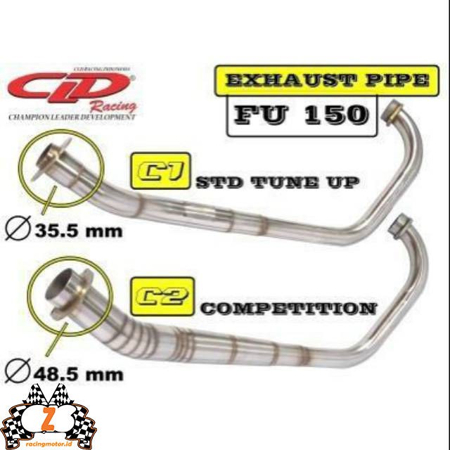Pipe Header Satria Fu 150 CLD Racing Pipa Knalpot