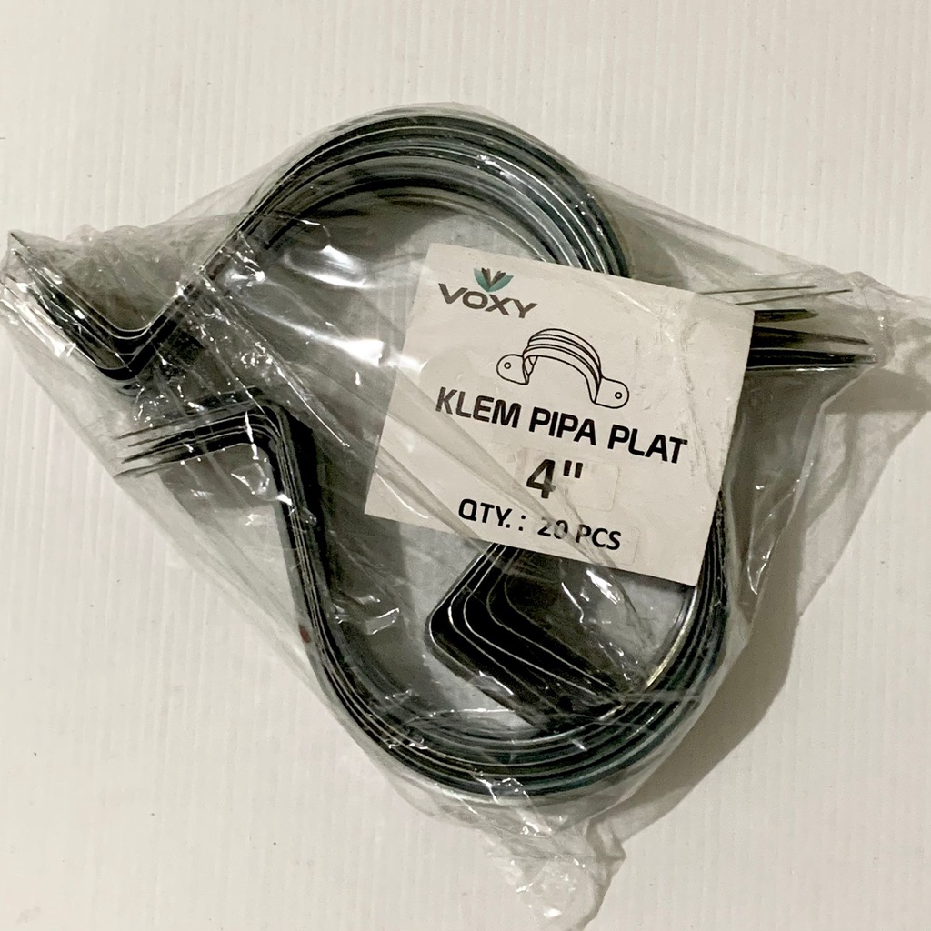 [20PCS] Klem Pipa Plat Seng Clamp Omega Besi UCP VOXY 4&quot;