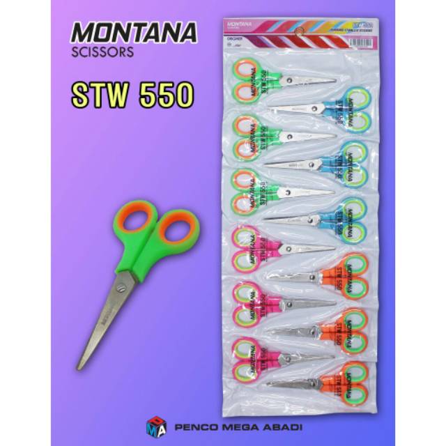 

Gunting kertas montana murah 12pcs