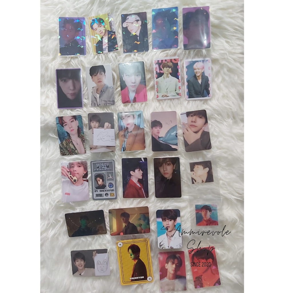 Photocard Baekhyun Official | PC Baekhyun EXO