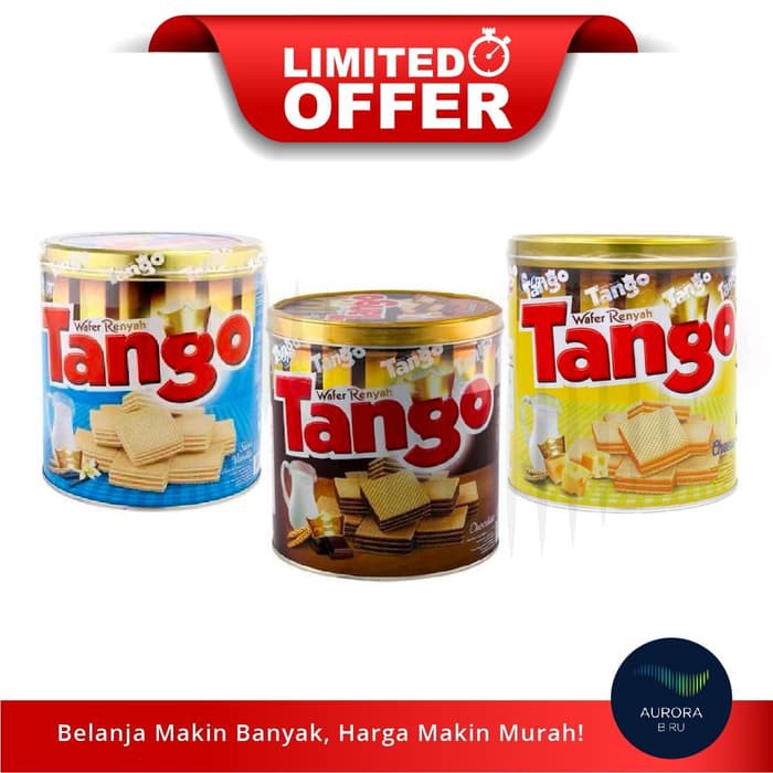 

[LIMITED OFFER] TANGO Wafer Susu Vanilla Kaleng 300 gr