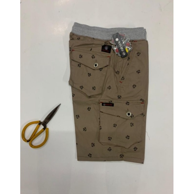 CARGO RIP MOTIF PENDEK // CELANA CARGO PANTS KOLOR PENDEK MOTIF