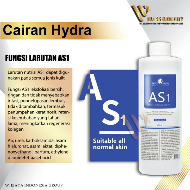 Serum Hydra Peel Cairan Hydrapeel Facial Termurah AS1 AO3 SA2 Oxygen Spray Dermabrasion Original 400ml