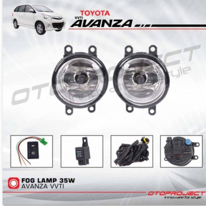 FOGLAMP NEW AVANZA 2004 - 2011 vvti / LAMPU KABUT AVANZA VVTI