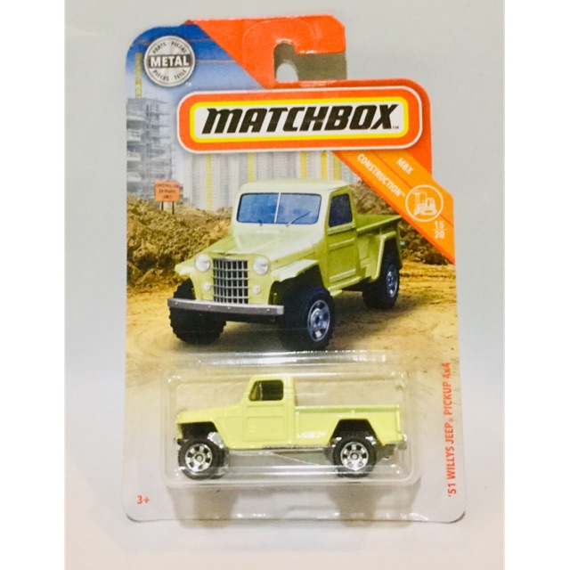 MATCHBOX - 51 JEEP WILLYS  PICKUP 4X4