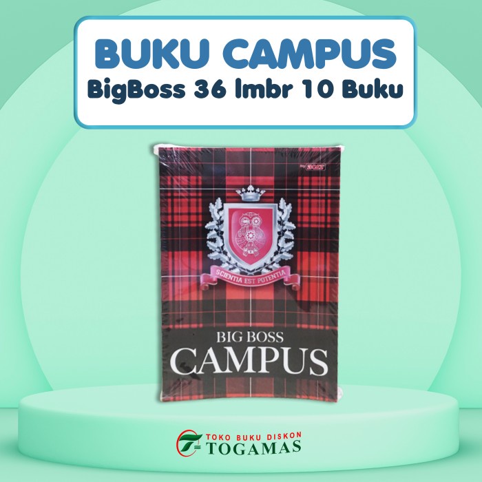 

(BISA COD) BUKU TULIS BIG BOSS KAMPUS MURAH 36/50/70 LEMBAR ISI 10 - 36 LMBR