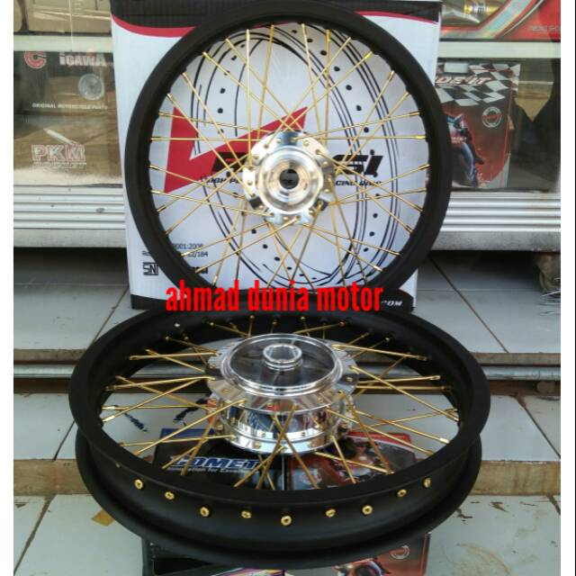 Velg jari jari yamaha rx king tapak lebar ring 17