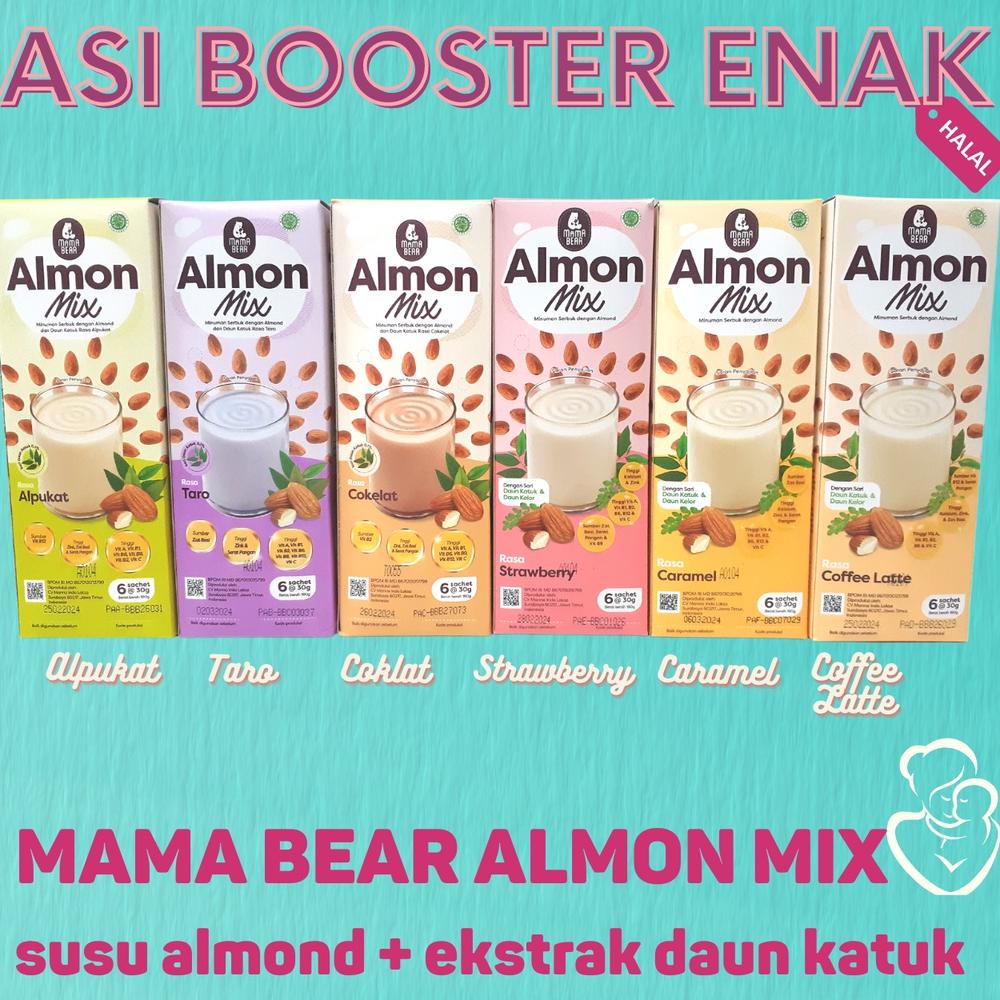 Mamabear Almon Mix Susu Almond Milk + Katuk Asi Booster Mama Bear