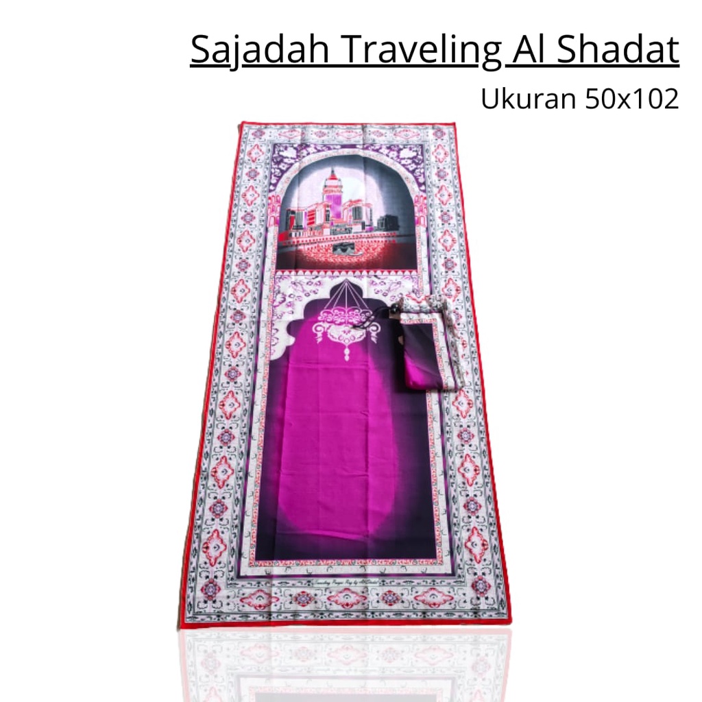 Sajadah Travelling Sejadah Traveling Sajadah Travel Saku Lipat Anti Air Motif Modern Sajadah Traveling Pouch Terbaru Terlaris dan Murah