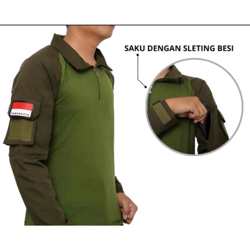 (COD)KEMEJA TACTICAL HEXAGON TERBARU LENGAN PANJANG PRIA