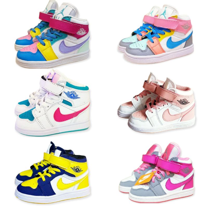 SEPATU ANAK NIKE AIR JORDAN HITAM/BLACK 20 sd 35 /SNEAKERS/BASKET/SEKOLAH