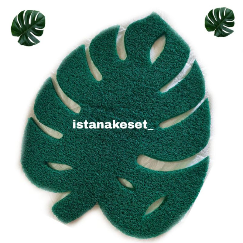 KESET MIE MOTIF DAUN MONSTERA