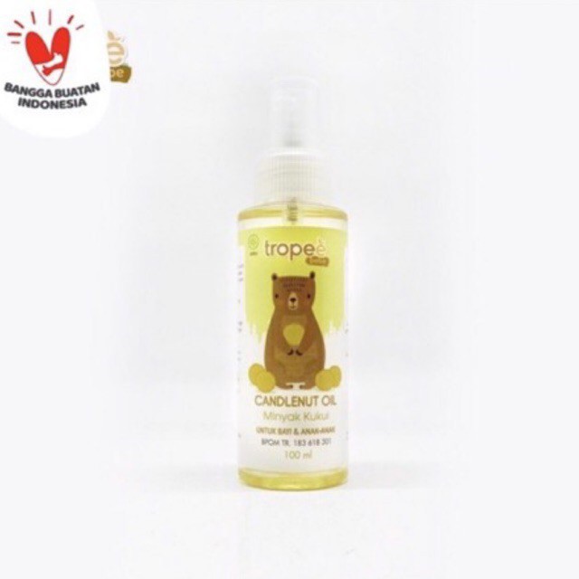 Tropee Bebe Baby Hair SPA Candlenut Oil 100ml / Minyak Kemiri Bayi