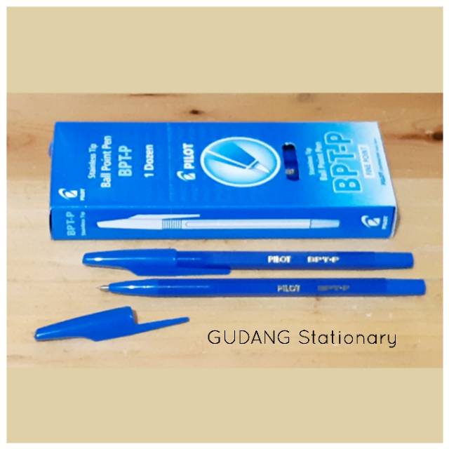 Ball Point Pen BPT-P PILOT Biru [ isi 12 pcs ]