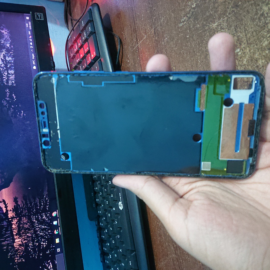 FRAME TATAKAN LCD XIAOMI MI8 ORIGINAL COPOTAN