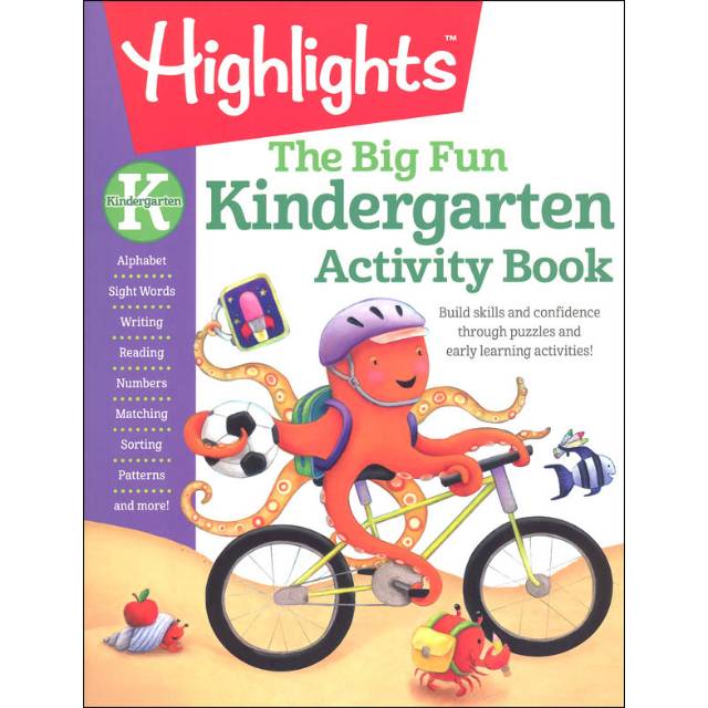 Jual Highlights The Big Fun Kindergarten Workbook Activity Work Book Brain Quest Gakken Evan Moor Indonesia|Shopee Indonesia