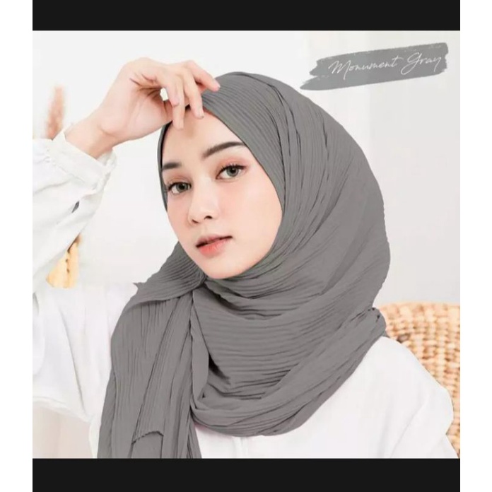 hijab pasmina plisket