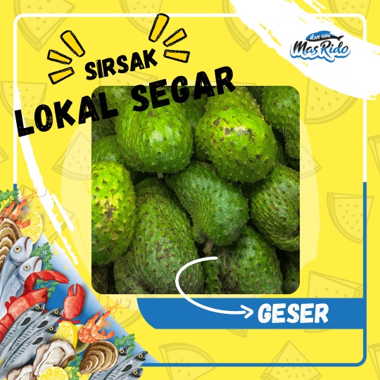 

Buah Sirsak Madu Soursop Buah Segar Fresh Lokal Manis Harga Termurah