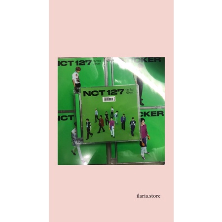 jewel case only nct127 sticker taeyong mark haechan taeil