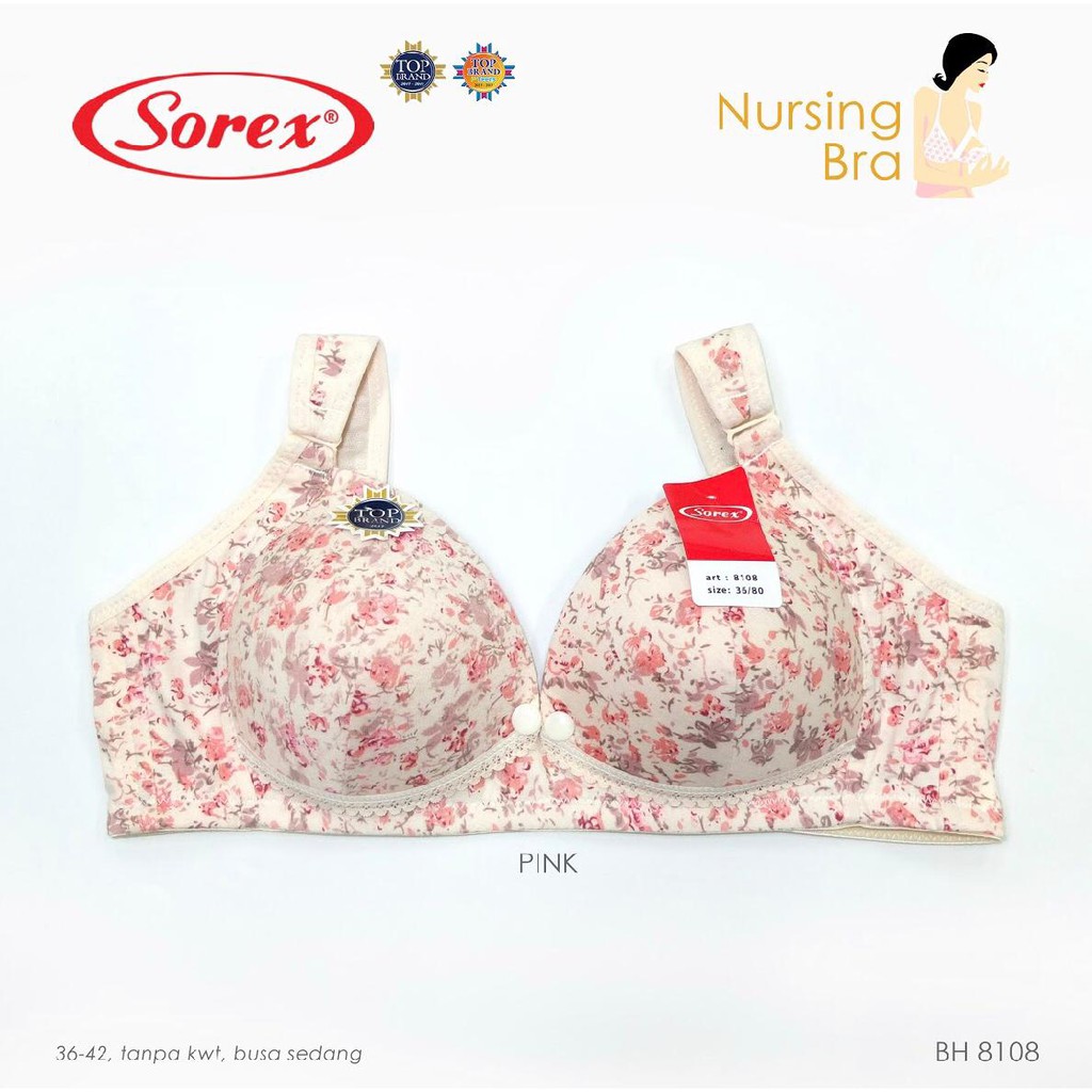 BRA MENYUSUI MATERNITY BRA SOREX 8108 BUSA TIDAK KAWAT BEST SELLER