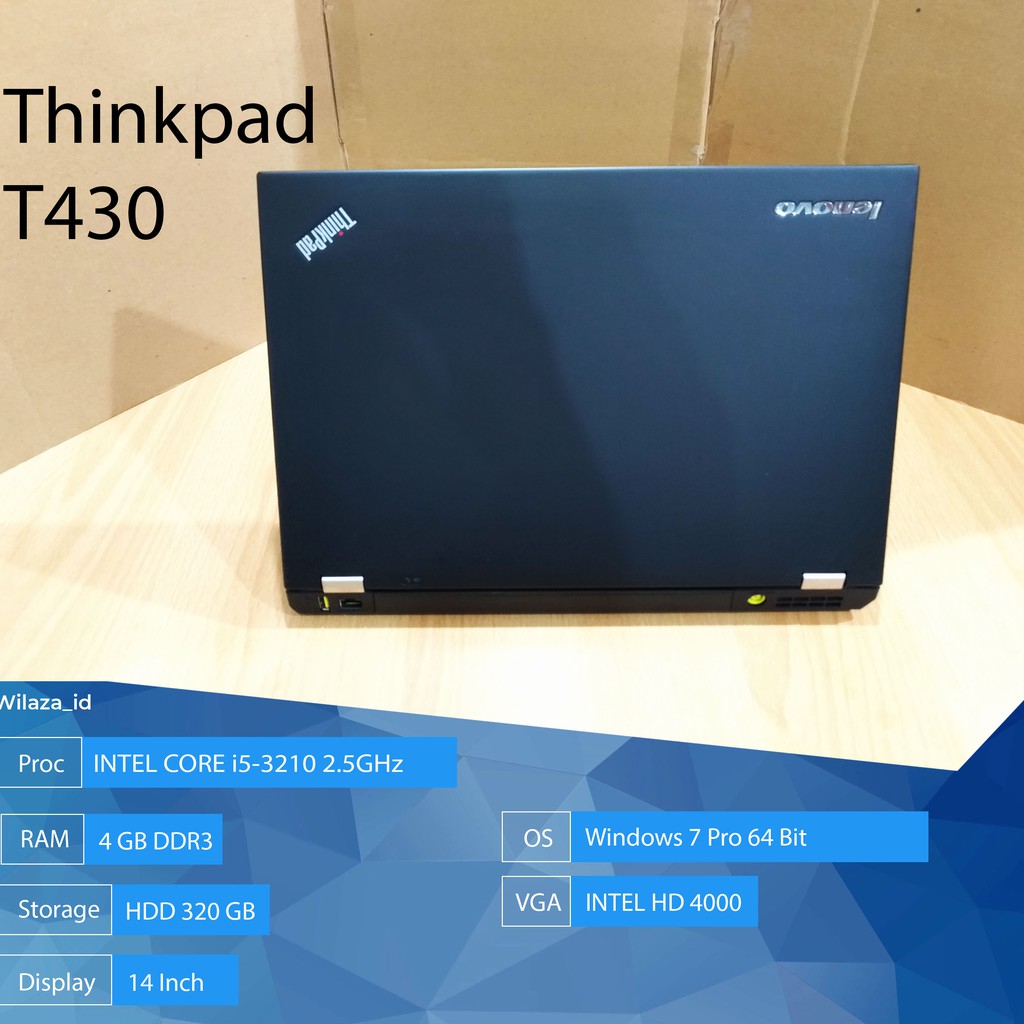 Jual Murah Laptop Lenovo Thinkpad T430 Core I5