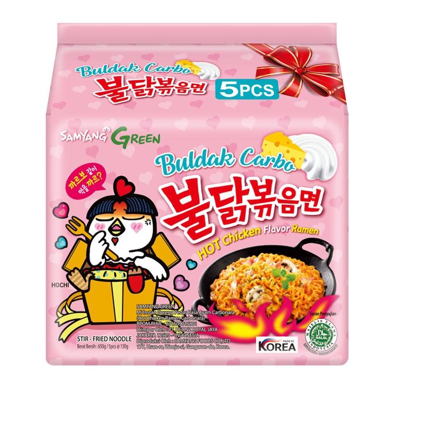 

[KODE 77] 5 in 1 - Samyang Hot Chicken Ramen Carbonara harga bersaing