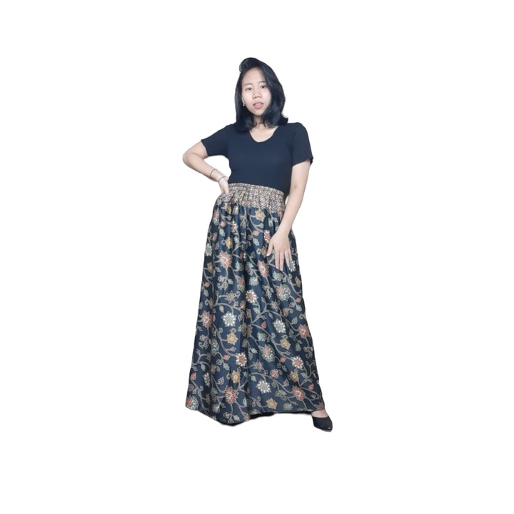 XS- Xela Celana Kulot Rok Batik Panjang Wanita Jumbo Long Pant/ Celana Rok/Celana Kulot/Kulot Panjan
