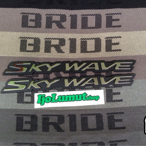 OTOMOTIF AKSESORIS MOTOR EMBLEM TIMBUL SUZUKI SKYWAVE 125