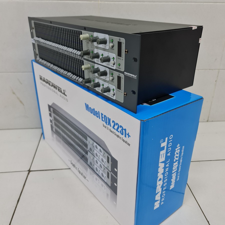 Equalizer Hardwell EQX 2231+ Input Subwoofer Original EQX2231+ Hardwell