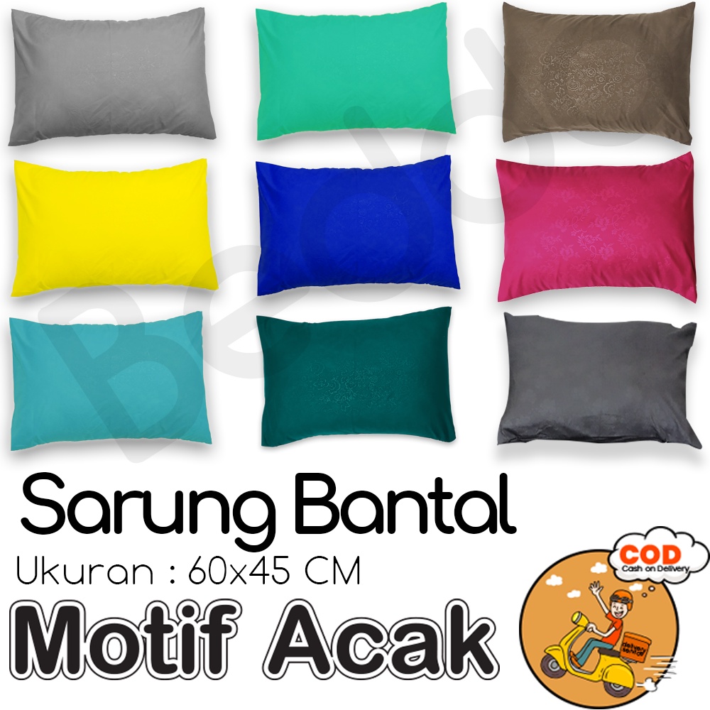 (CUCI GUDANG)SPREI/SARUNG BANTAL DAN SARUNG GULING (RANDOM)