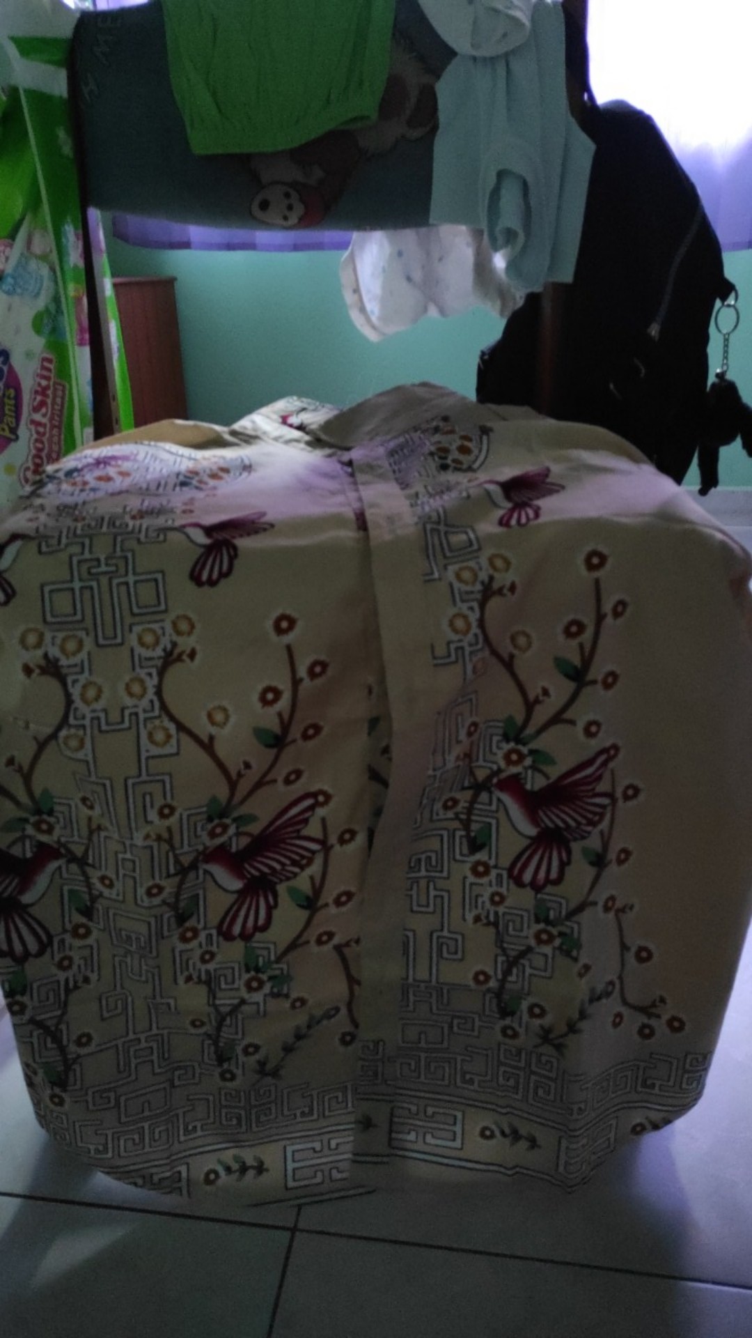 Kemeja Batik Co303 Beige / Red/  Navy
