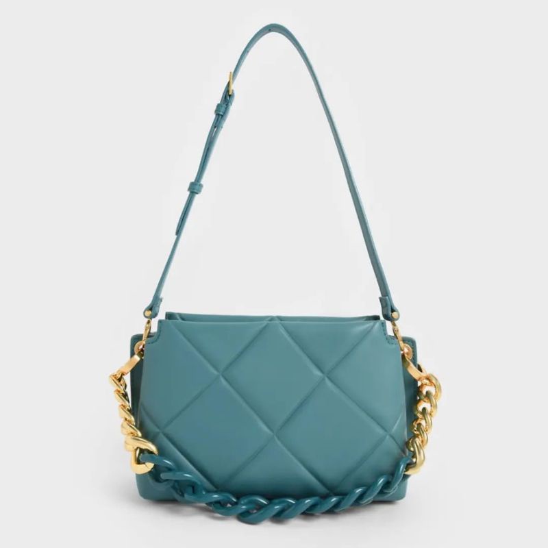 CK Danika Chunky Chain Padded Bag