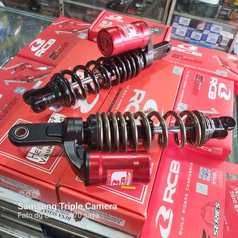 (PROMO) Shockbreaker Tabung RCB MB-2 Original 100% 305mm &amp; 330mm , Mio, Vario 110, 125, 150, Scoopy, Xeon, Fino, Spacy, Skydrive, Spin, Nex, Soul, M3, GT125, Xride, Dll , Shock Malaysia Racing Boy