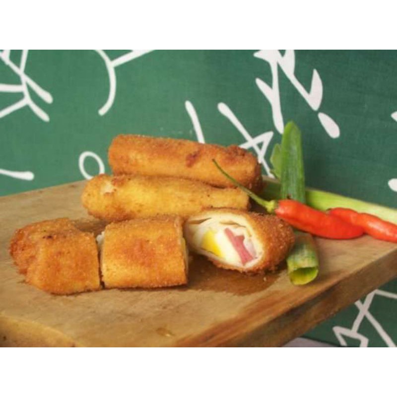 

RisolNiza (Risoles Smoked Beef, Telur, Keju, Mayo)