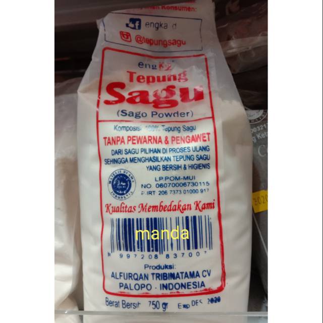 

Tepung sagu engka 750 gram