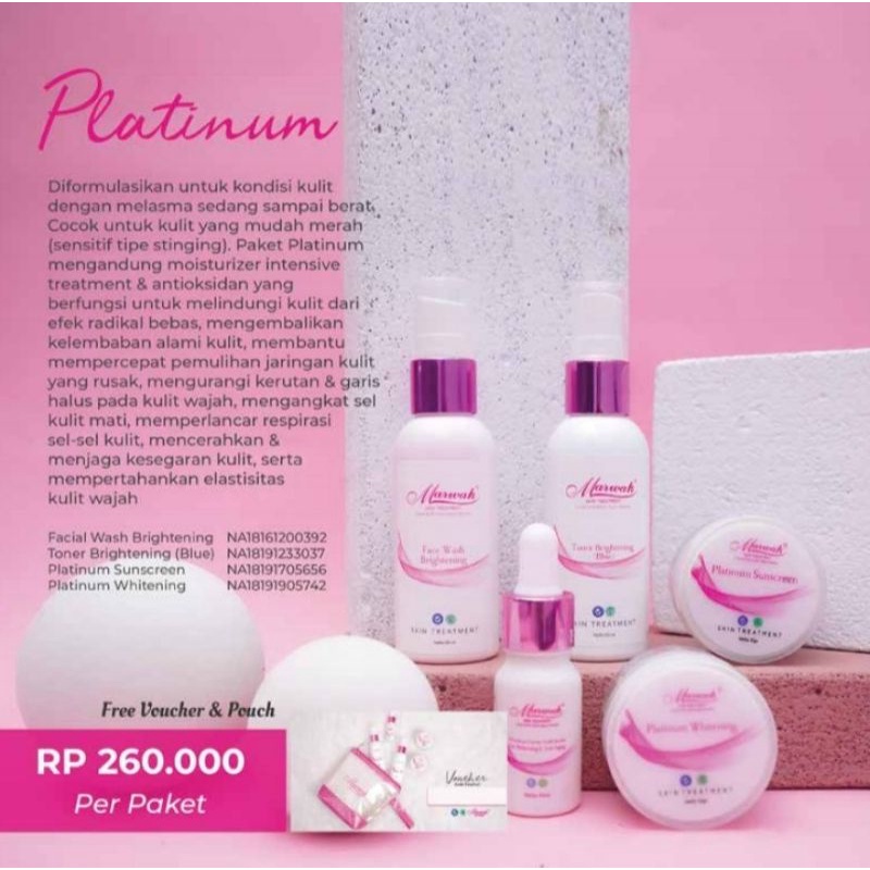 PLATINUM / MARWAH SKIN CLINIC / MARWAH SKINTREATMENT / MARWAH PLATINUM