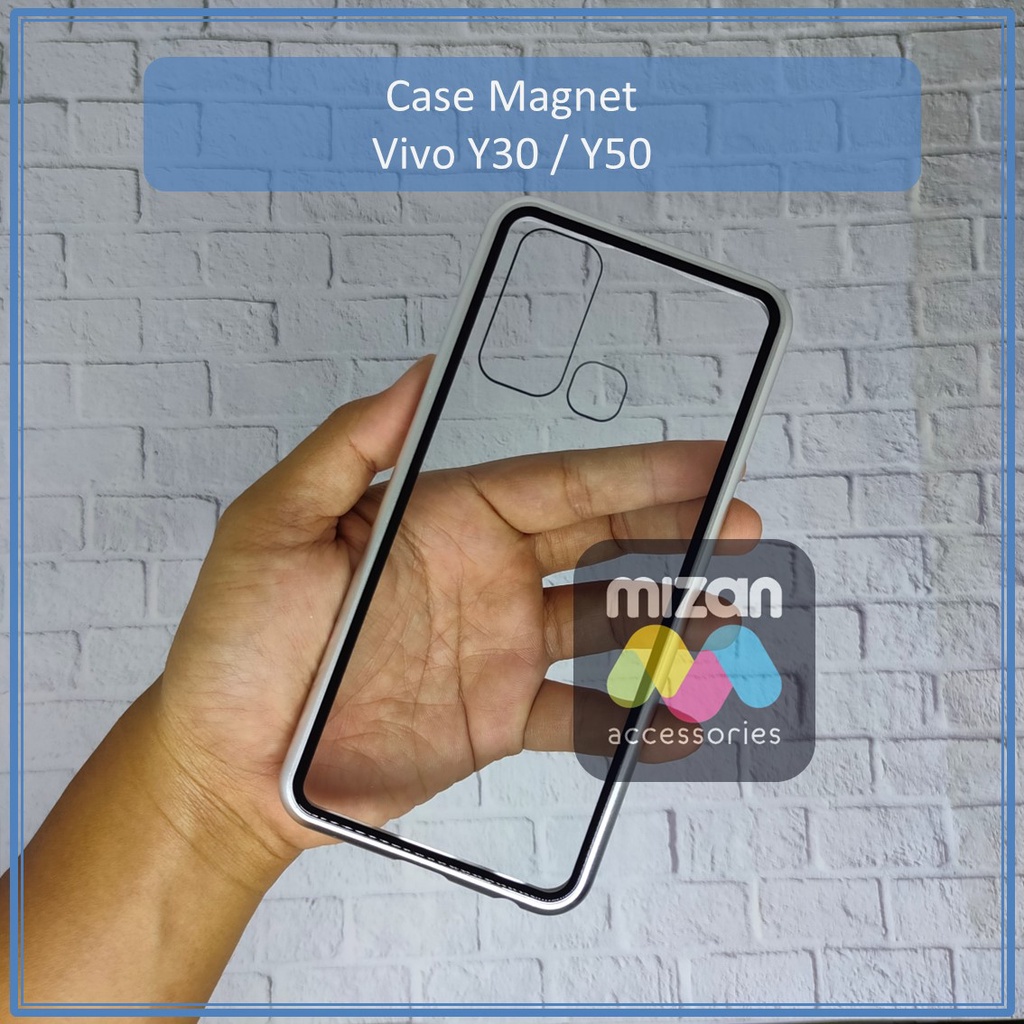 Vivo Y30 / Y30i / Y50 Hard Case Magnet Magnetic Glass