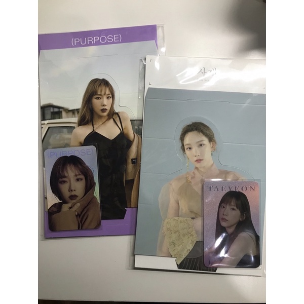 [BOOKED] STANDEE HOLO PHOTOCARD TAEYEON - FOUR SEASONS