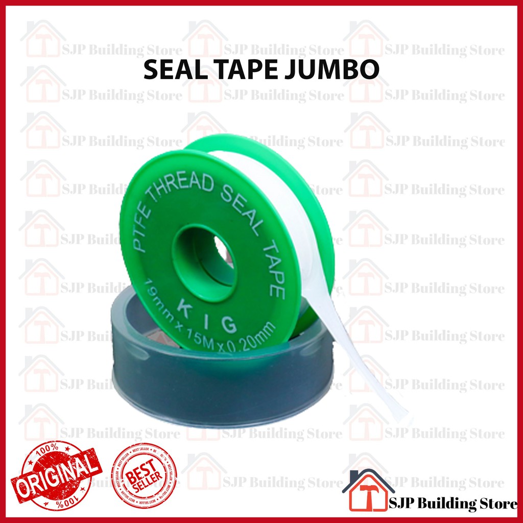 SEALTAPE UKURAN JUMBO BESAR / ISOLASI TALI PITA ANTI KEBOCORAN/ SEAL TAPE SEGEL PENCEGAH PENUTUP AIR