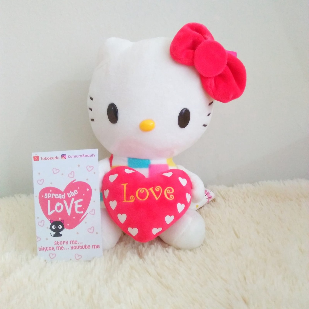 BONEKA KITTY BADAN PRINTING LOVE 7 INC