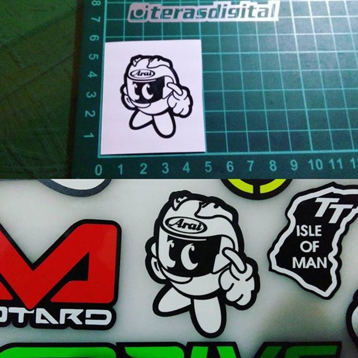 

Print and cut sticker, Arai kim