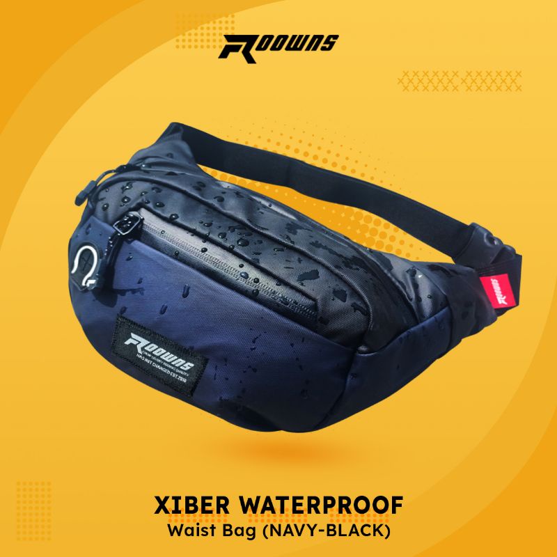 Tas Waistbag Pria Tas Pinggang Waterproof Premium Roowns Xiber