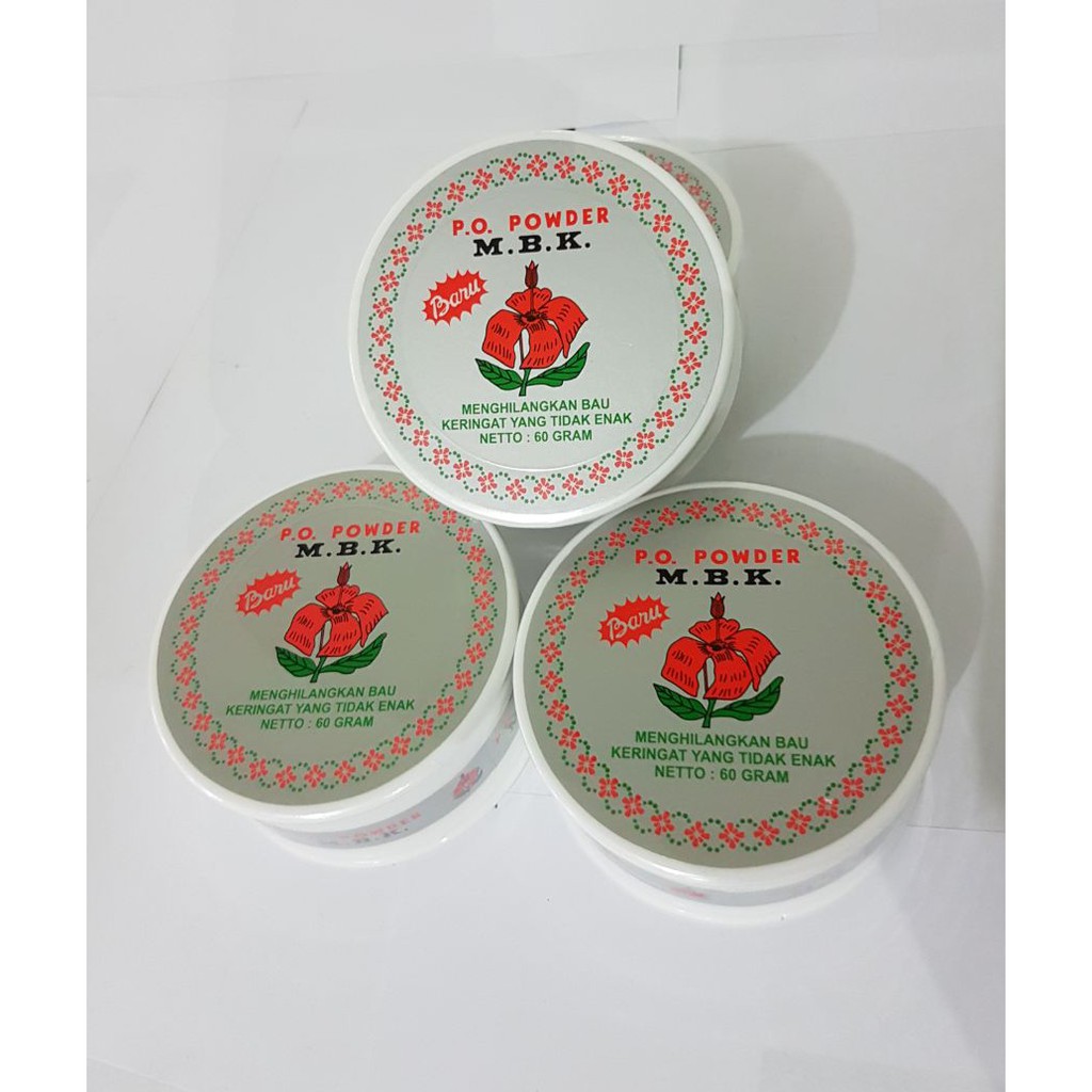 ★ BB ★  MBK Powder Putih - Silver 60gr / Bedak Bb / Mengurangi Bau Badan Dan Keringat/ Perawatan Badan - M.B.K