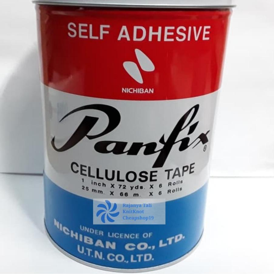 

[COD] Isolasi Panfix 1 x 72 Self Adhesive cellulose tape 1inch 25mm
