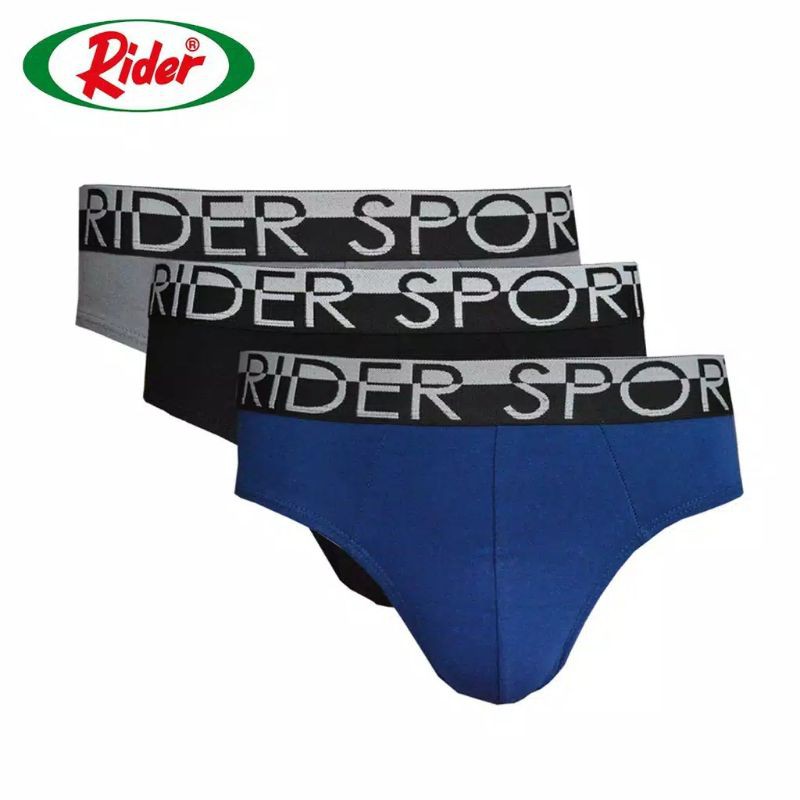 Celana Dalam RIDER  Isi 3 R782B sport brief ORIGINAL 100%/modernjombang