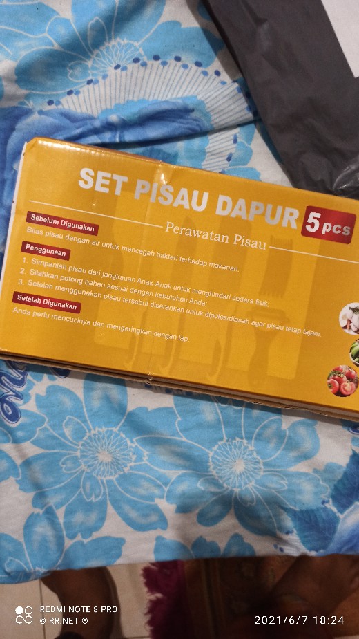 Pisau Batu Maifan Pisau Set 5in1 Set Dapur Lengkap Lapakwallpaper