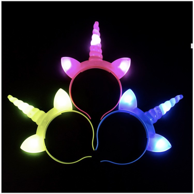 BANDO HAIRBAND UNICORN LED TERBARU