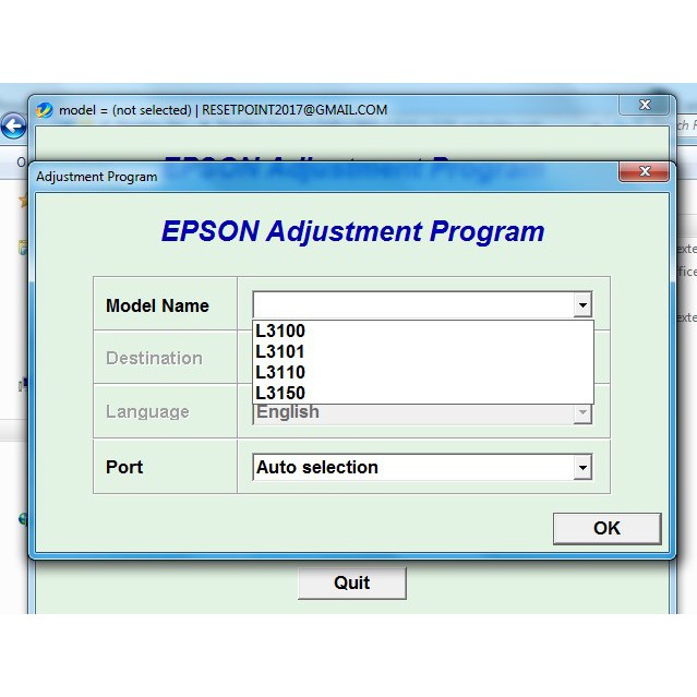 Resetter Epson-L3001-L3100-L3110-L3150