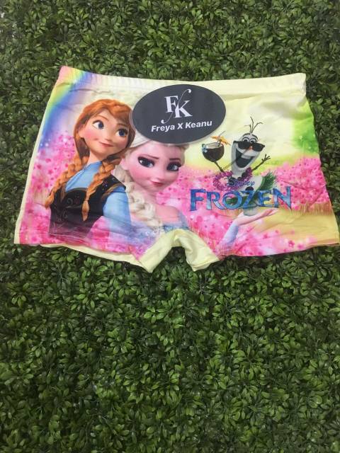 FREYA Boxer anak perempuan frozen/Boxer anak cewek/Celana dalam anak perempuan import