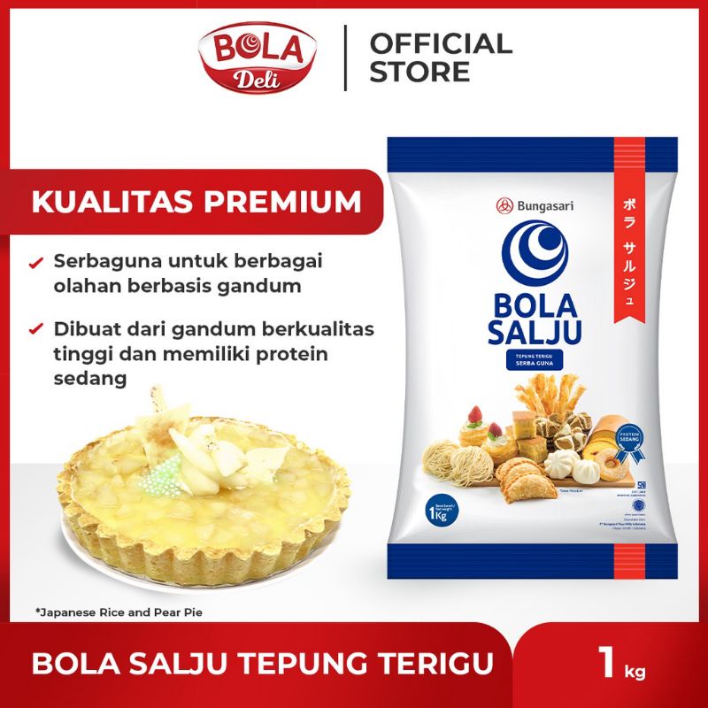 

BOLA SALJU Tepung Terigu 1 kg